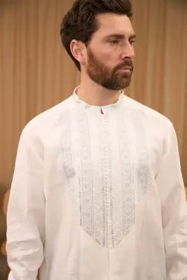 Сорочка чоловіча Полонина біла