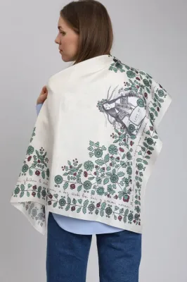 Хустина "Біла рута" 70*70 см