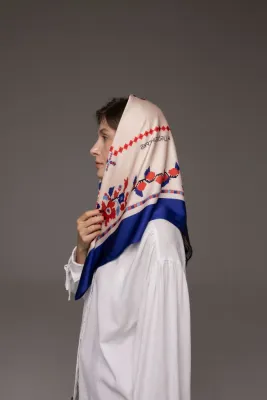 Хустка "Перегінське" синя М