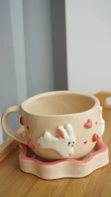 Набір "Кролик з сердечками"