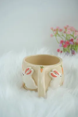 Горнятко "Кролики з морквинками"