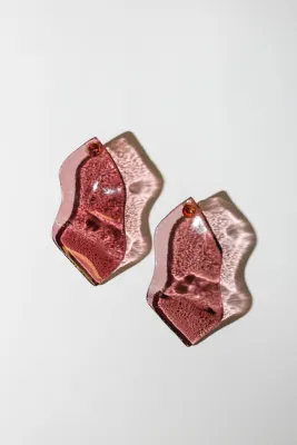 Сережки рибки. Колір: Марганець