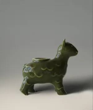 Підсвічник міні Овечка Травинка (зелена)