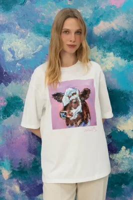 Футболка "Неня" молочний