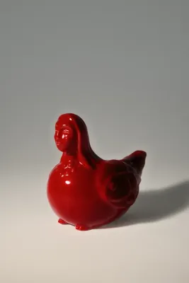 Свічник Повітруля "Вогняна" (червона)