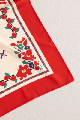 Хустка "Перегінське" червона S