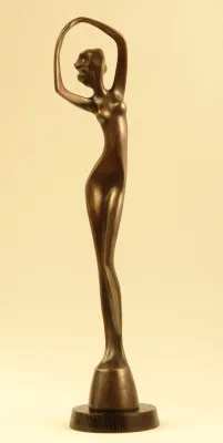 Володимир Одрехівський "Обійми сонця" 44х9х7 см, бронза (полірована), 2005, А