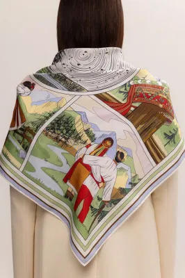 Хустина "Танок" 43*43 см