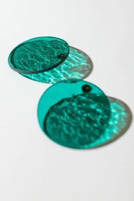 Сережки прямі. Колір: Аквамарин