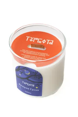 Свічка "Вечірня гроза" 260 мл, 30 год