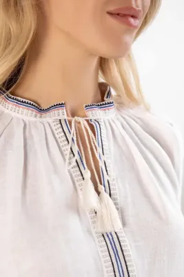 Блузка жіноча Хмельниччина біла 